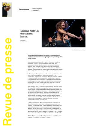 Vignette de Delirious Night, la résistance en dansant