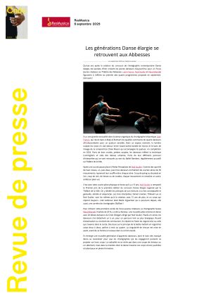 Vignette de Les générations Danse élargie se retrouvent aux Abbesses