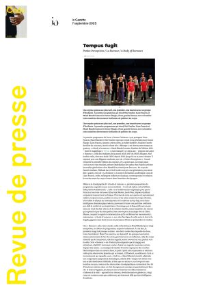 Vignette de Tempus fugit