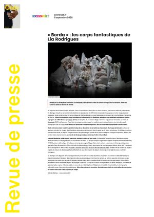 Vignette de "Borda" : les corps fantastiques de Lia Rodrigues