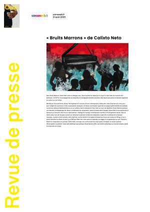 Vignette de "Bruits Marrons" de Calixto Neto