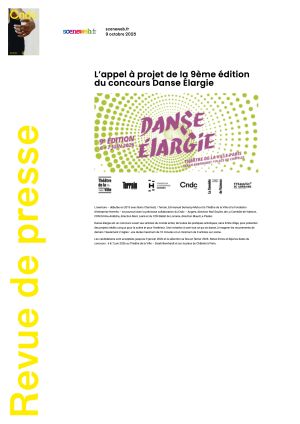 Vignette de L'appel à projet de la 9ème édition du concours Danse Élargie