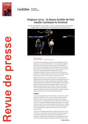Vignette de Avignon 2024 : la danse érudite de Noé Soulier enchante le Festival