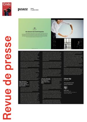 Vignette de Close Up Als dansers het beeld bepalen