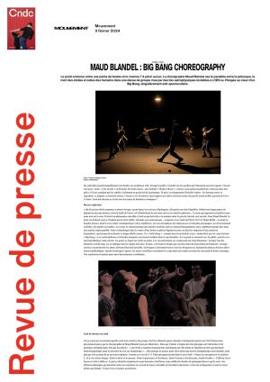 Vignette de Maud Blandel: Big bang choreography