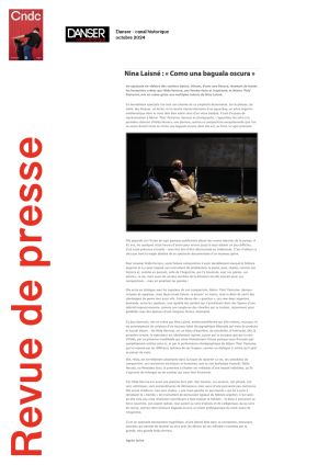 Vignette de Nina Laisné : "Como una baguala oscura"