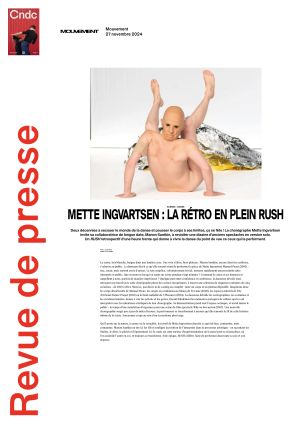 Vignette de Mette Ingvartsen : la rétro en plein rush