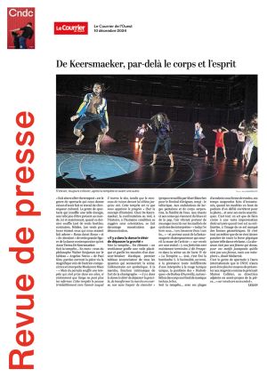 Vignette de De Keersmaeker, par-delà le corps et l'esprit