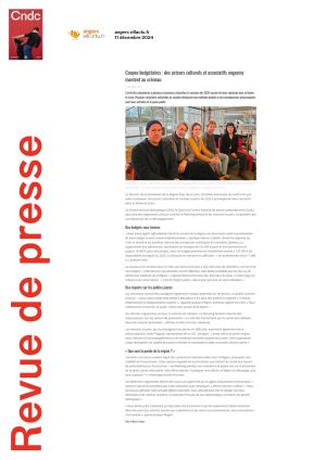 Vignette de Coupes budgétaires: des acteurs culturels et associatifs angevins montent au créneau