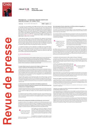 Vignette de "La subvention supprimée anéantit notre disponible artistique" (M. Colléter, CNDC)