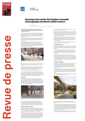 Vignette de Dancing in the sands: Noé Soulier's nomadic choreography transforms AlUla's desert