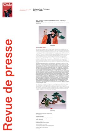 Vignette de Okina, conception et mise en scène de Maxime Kurvers, au Théâtre de l'Aquarium, Paris