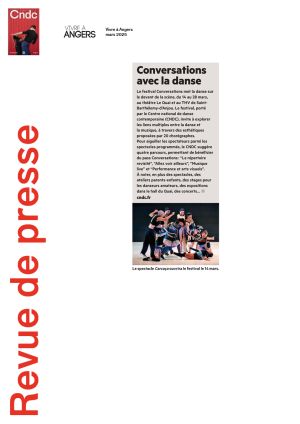 Vignette de Conversations avec la danse