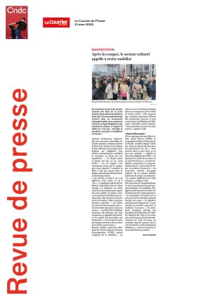 Vignette de Après les coupes, le secteur culturel appelle à rester mobilisé