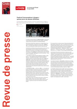 Vignette de Festival Conversations à Angers: quinze jours de danses effrénées