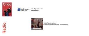 Vignette de 19/20 Pays de la Loire Conversations,le festival de danse Angevin