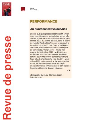 Vignette de Au KunstenFestivaldesArts