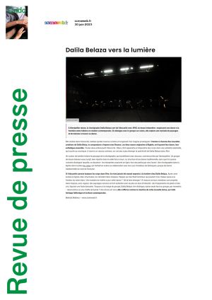 Vignette de Dalila Belaza vers la lumière