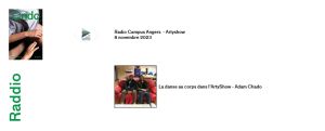Vignette de L'Artyshow - La danse au corps dans l'ArtyShow - Adam Chado