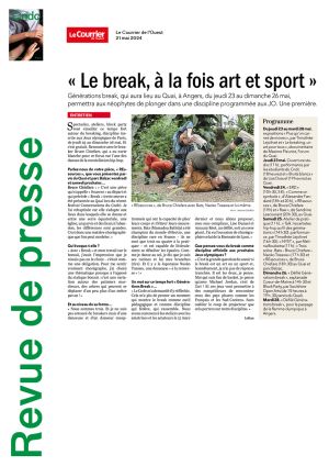 Vignette de Le break, à la fois art et sport