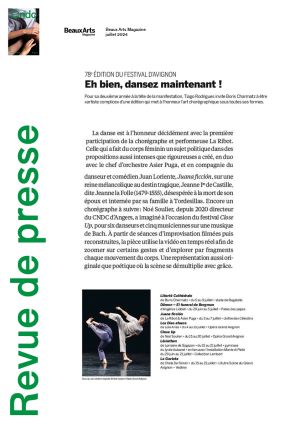 Vignette de 78° édition du Festival d'Avignon : Eh bien, dansez maintenant !