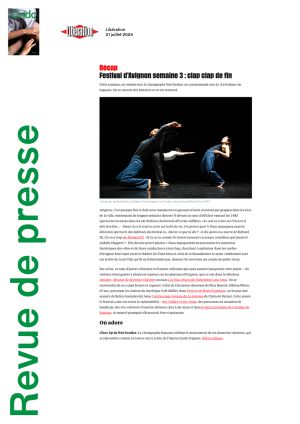 Vignette de Recap Festival d'Avignon semaine 3: clap clap de fin