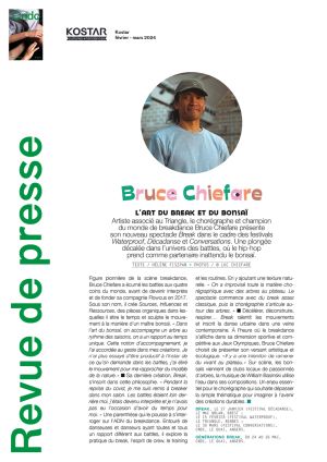 Vignette de Bruce Chiefare L'art du break et du bonsaï