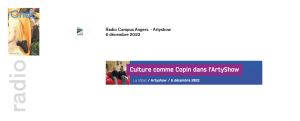 Vignette de L'Artyshow - Culture comme Copin dans l'ArtyShow