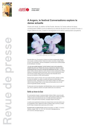 Vignette de À Angers, le festival Conversations explore la danse actuelle
