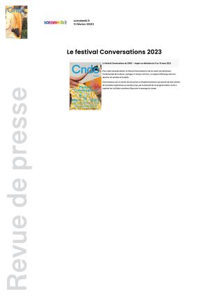 Vignette de Le festival Conversations 2023