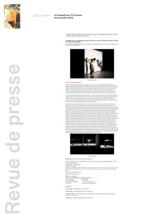 Vignette de First Memory, chorégraphie de Noé Soulier, au Centre Pompidou...