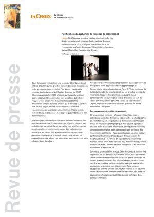 Vignette de Noé Soulier, à la recherche de l'essence du mouvement