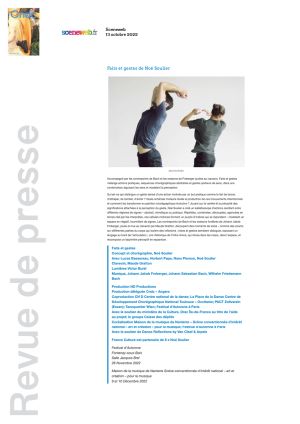 Vignette de Faits et gestes de Noé Soulier