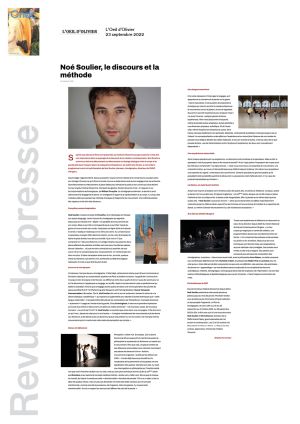 Vignette de Noé Soulier, le discours et la méthode
