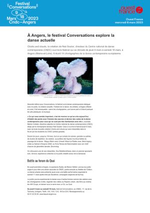 Vignette de À Angers, le festival Conversations explore la danse actuelle