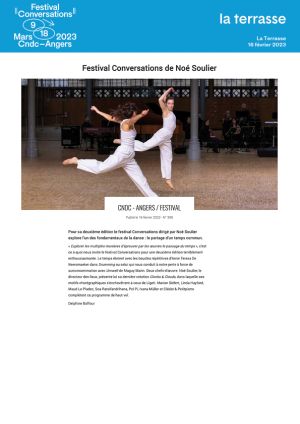 Vignette de Festival Conversations de Noé Soulier