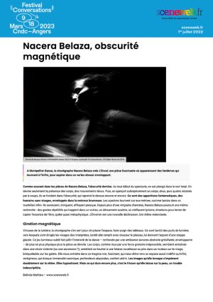 Vignette de Nacera Belaza, obscurité magnétique