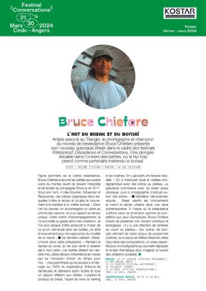 Vignette de Bruce Chiefare - L'art du break et du bonsaï