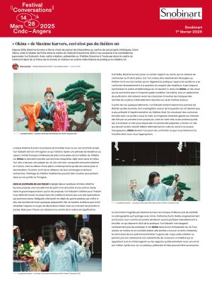 Vignette de "Okina" de Maxime Kurvers, ceci n'est pas du théâtre nô