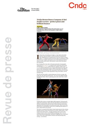 Vignette de Trisha Brown Dance Company & Noé Soulier review - perfect poses and brilliant bounce