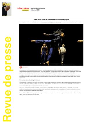 Vignette de Quand Bach entre en danse à l'Archipel de Perpignan