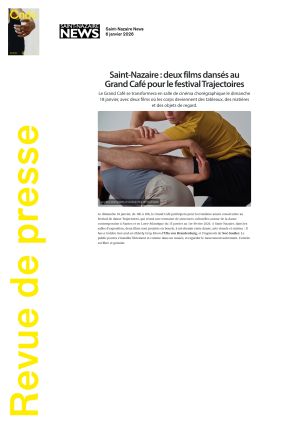 Vignette de Saint-Nazaire : deux films dansés au Grand Café pour le festival Trajectoires