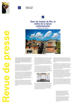 Vignette de Dans les favelas de Rio, la relève de la danse contemporaine