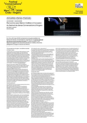 Vignette de Rencontre avec Marion Colléter à l'occasion du festival de danse Conversations d'Angers