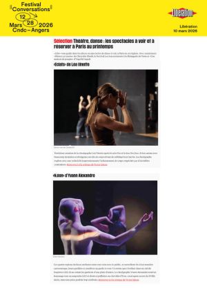 Vignette de Sélection Théâtre, danse : les spectacles à voir et à réserver à Paris au printemps