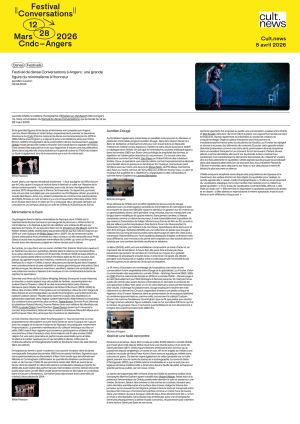 Vignette de Festival de danse Conversations à Angers : une grande figure du minimalisme à l'honneur