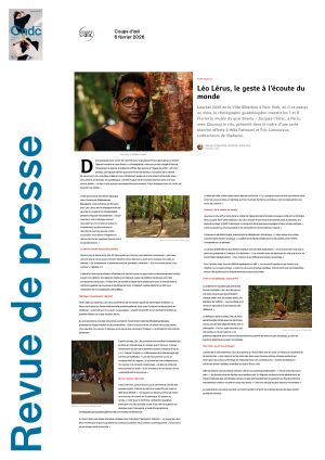 Vignette de Léo Lérus, le geste à l'écoute du monde