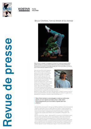 Vignette de Bruce Chiefare, l'art du break et du bonsaï