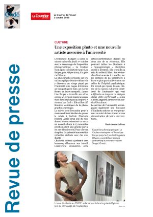 Vignette de Une exposition photo et une nouvelle artiste associée à l'université